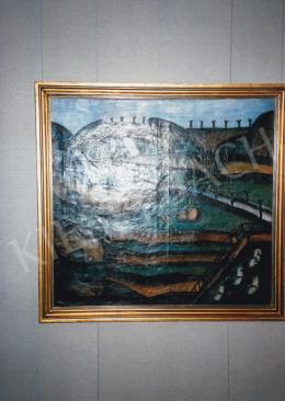 Bohacsek Ede - Táj, 1913, olaj, vászon, 95x100 cm, Jelezve balra lent: Bohacsek 1913, Fotó: Kieselbach Tamás